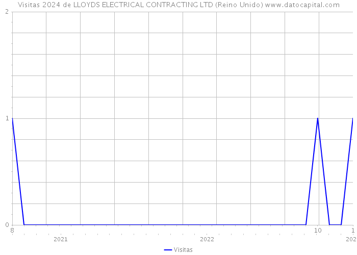 Visitas 2024 de LLOYDS ELECTRICAL CONTRACTING LTD (Reino Unido) 