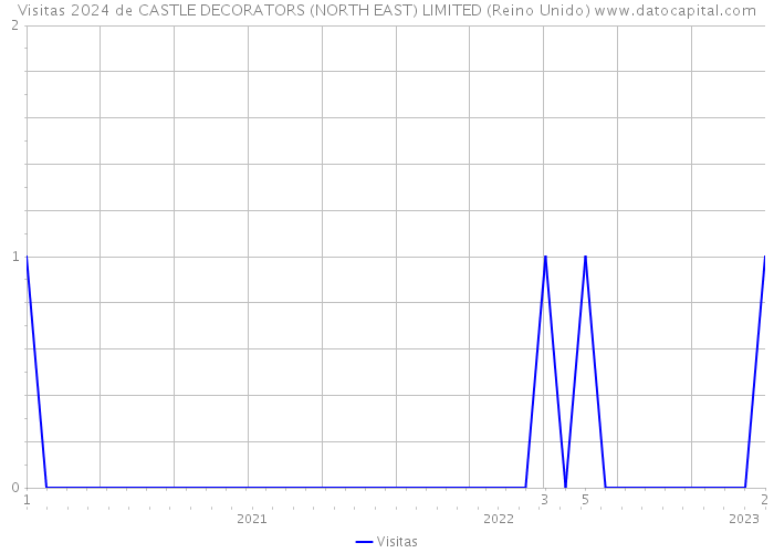 Visitas 2024 de CASTLE DECORATORS (NORTH EAST) LIMITED (Reino Unido) 