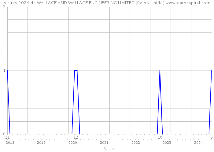 Visitas 2024 de WALLACE AND WALLACE ENGINEERING LIMITED (Reino Unido) 