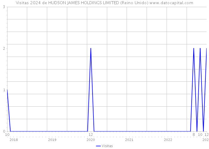 Visitas 2024 de HUDSON JAMES HOLDINGS LIMITED (Reino Unido) 