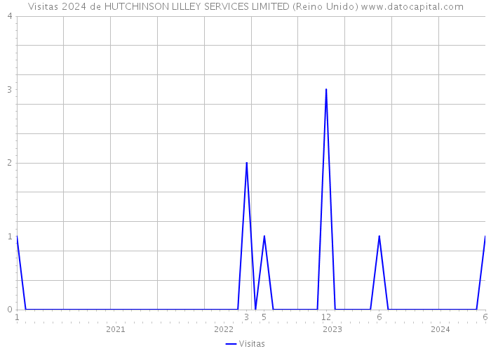 Visitas 2024 de HUTCHINSON LILLEY SERVICES LIMITED (Reino Unido) 