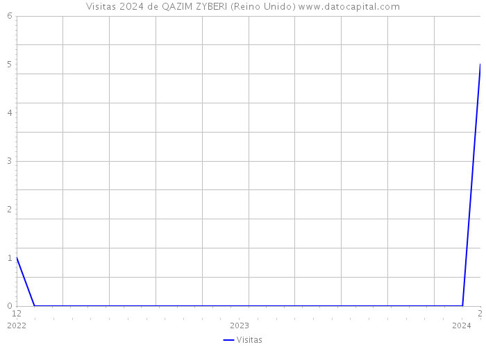 Visitas 2024 de QAZIM ZYBERI (Reino Unido) 