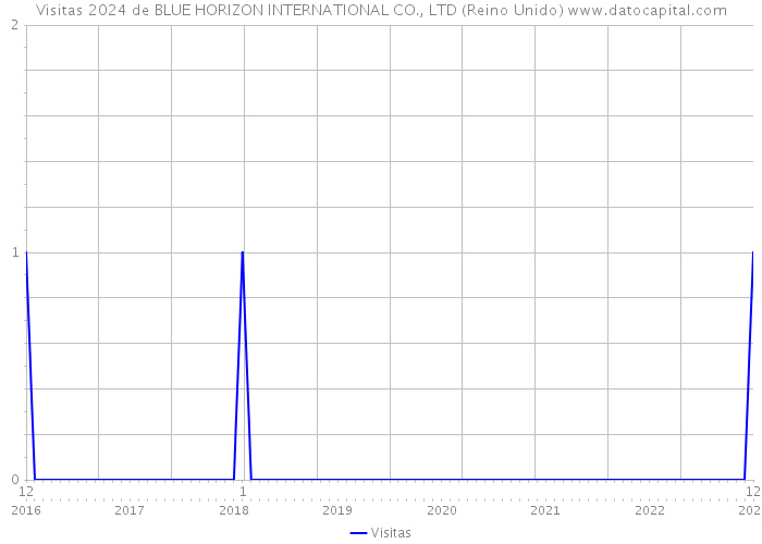 Visitas 2024 de BLUE HORIZON INTERNATIONAL CO., LTD (Reino Unido) 