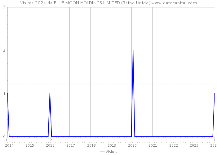 Visitas 2024 de BLUE MOON HOLDINGS LIMITED (Reino Unido) 