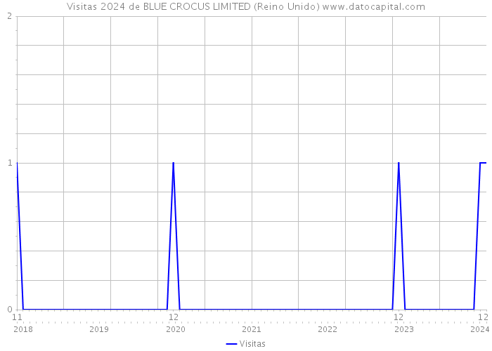 Visitas 2024 de BLUE CROCUS LIMITED (Reino Unido) 