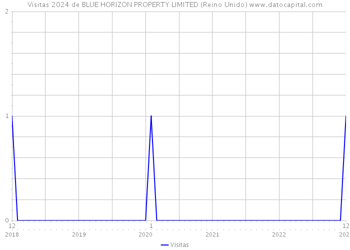 Visitas 2024 de BLUE HORIZON PROPERTY LIMITED (Reino Unido) 