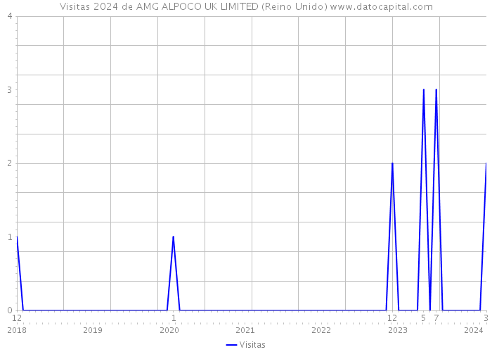 Visitas 2024 de AMG ALPOCO UK LIMITED (Reino Unido) 