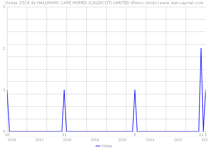 Visitas 2024 de HALLMARK CARE HOMES (CALDICOT) LIMITED (Reino Unido) 