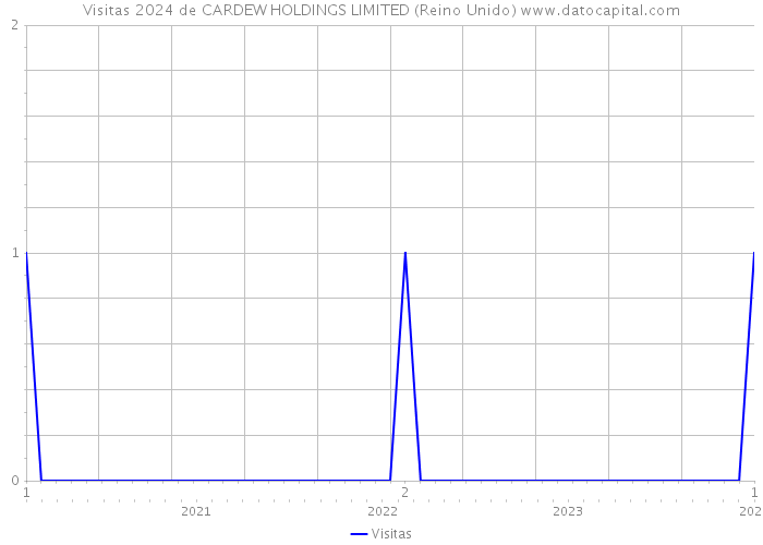 Visitas 2024 de CARDEW HOLDINGS LIMITED (Reino Unido) 