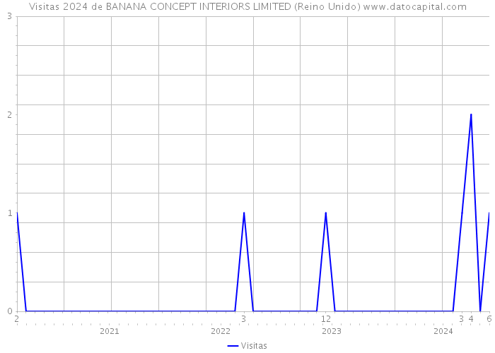 Visitas 2024 de BANANA CONCEPT INTERIORS LIMITED (Reino Unido) 