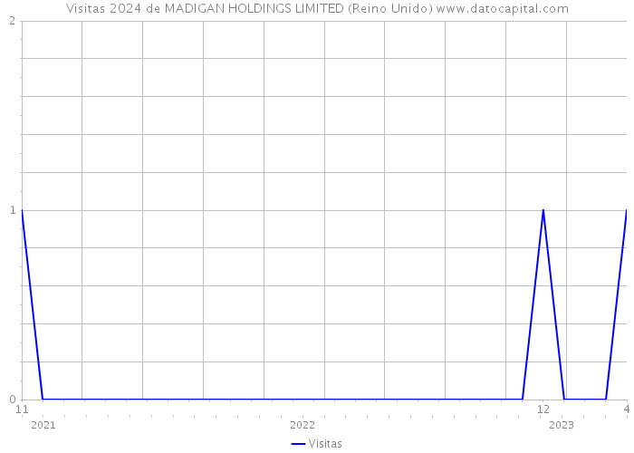 Visitas 2024 de MADIGAN HOLDINGS LIMITED (Reino Unido) 