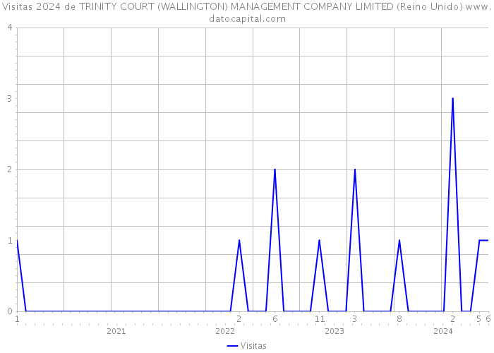 Visitas 2024 de TRINITY COURT (WALLINGTON) MANAGEMENT COMPANY LIMITED (Reino Unido) 