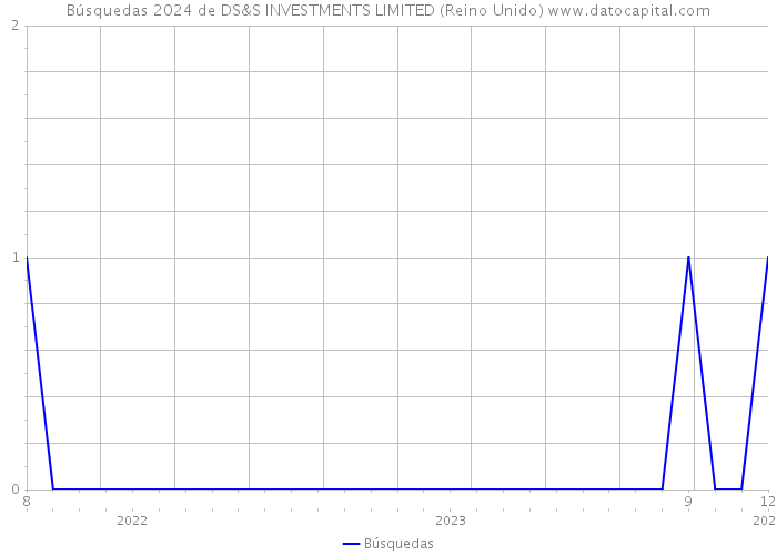 Búsquedas 2024 de DS&S INVESTMENTS LIMITED (Reino Unido) 