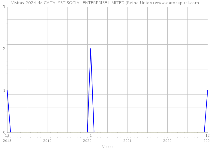 Visitas 2024 de CATALYST SOCIAL ENTERPRISE LIMITED (Reino Unido) 