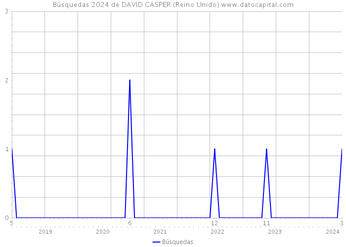 Búsquedas 2024 de DAVID CASPER (Reino Unido) 