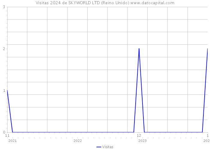 Visitas 2024 de SKYWORLD LTD (Reino Unido) 