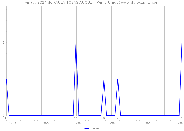 Visitas 2024 de PAULA TOSAS AUGUET (Reino Unido) 