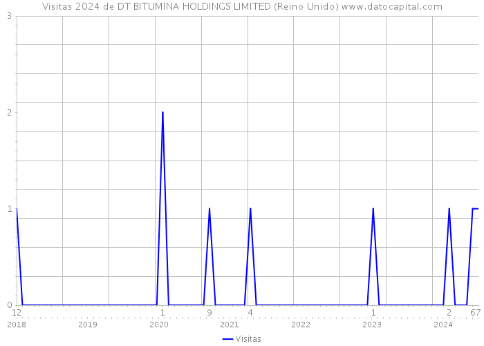 Visitas 2024 de DT BITUMINA HOLDINGS LIMITED (Reino Unido) 