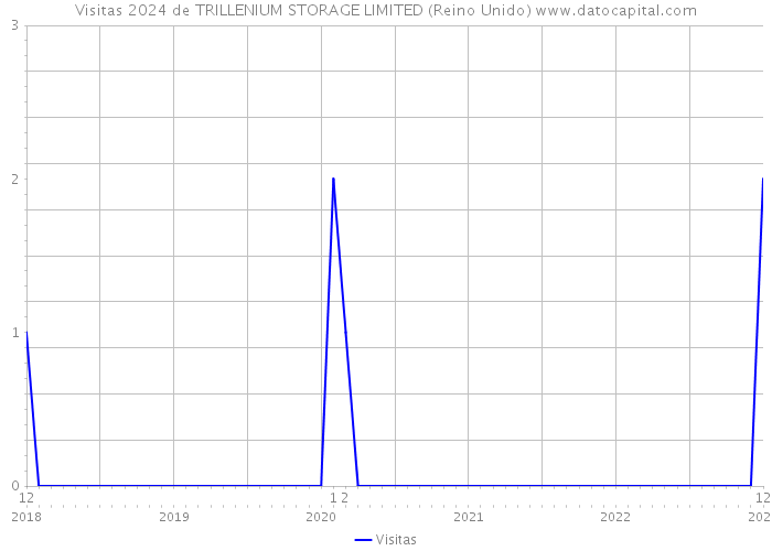 Visitas 2024 de TRILLENIUM STORAGE LIMITED (Reino Unido) 