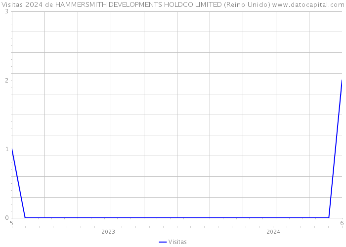 Visitas 2024 de HAMMERSMITH DEVELOPMENTS HOLDCO LIMITED (Reino Unido) 