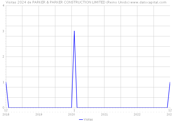 Visitas 2024 de PARKER & PARKER CONSTRUCTION LIMITED (Reino Unido) 