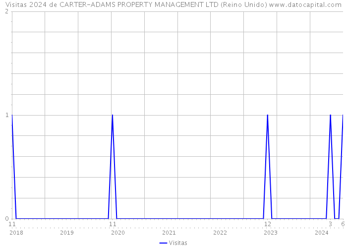 Visitas 2024 de CARTER-ADAMS PROPERTY MANAGEMENT LTD (Reino Unido) 