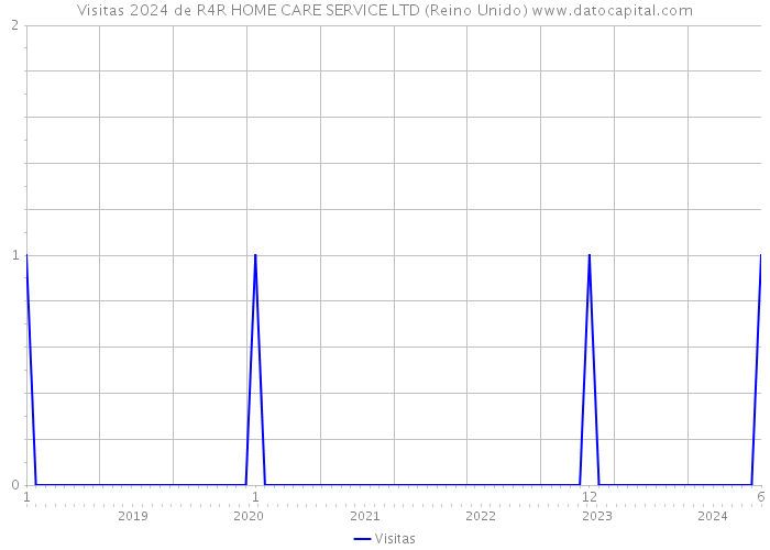 Visitas 2024 de R4R HOME CARE SERVICE LTD (Reino Unido) 