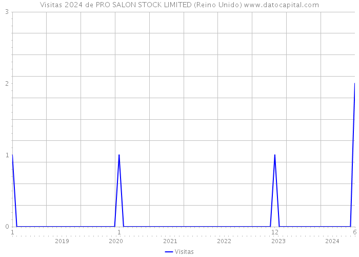 Visitas 2024 de PRO SALON STOCK LIMITED (Reino Unido) 