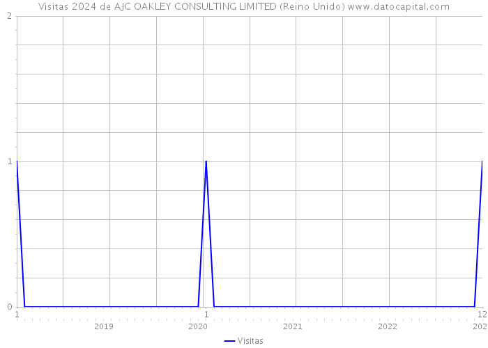 Visitas 2024 de AJC OAKLEY CONSULTING LIMITED (Reino Unido) 