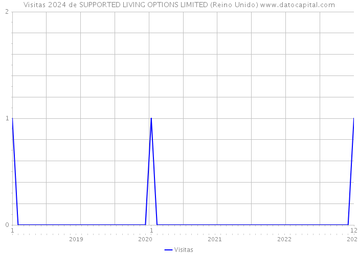 Visitas 2024 de SUPPORTED LIVING OPTIONS LIMITED (Reino Unido) 