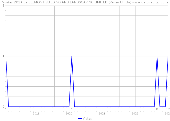 Visitas 2024 de BELMONT BUILDING AND LANDSCAPING LIMITED (Reino Unido) 