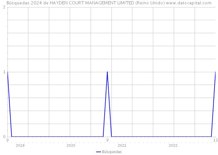 Búsquedas 2024 de HAYDEN COURT MANAGEMENT LIMITED (Reino Unido) 