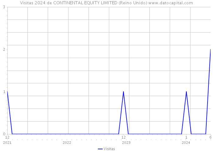 Visitas 2024 de CONTINENTAL EQUITY LIMITED (Reino Unido) 