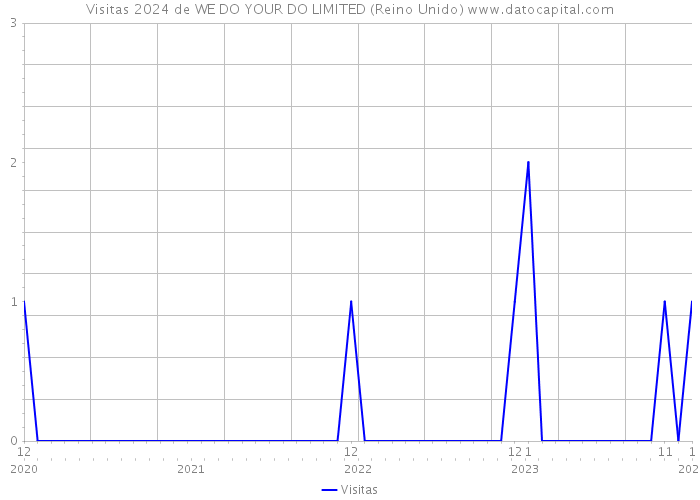 Visitas 2024 de WE DO YOUR DO LIMITED (Reino Unido) 