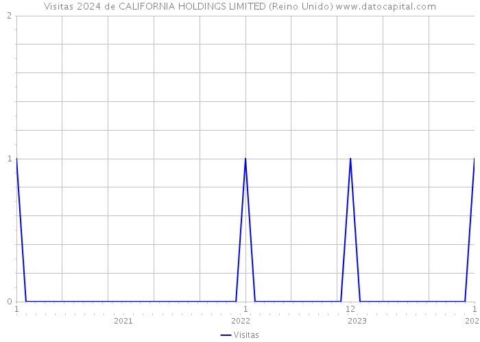 Visitas 2024 de CALIFORNIA HOLDINGS LIMITED (Reino Unido) 