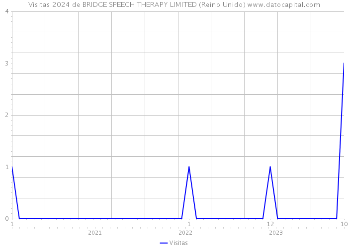 Visitas 2024 de BRIDGE SPEECH THERAPY LIMITED (Reino Unido) 