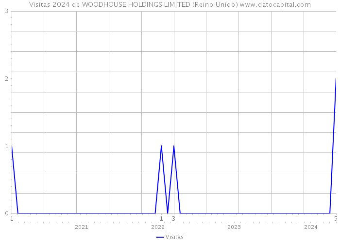 Visitas 2024 de WOODHOUSE HOLDINGS LIMITED (Reino Unido) 