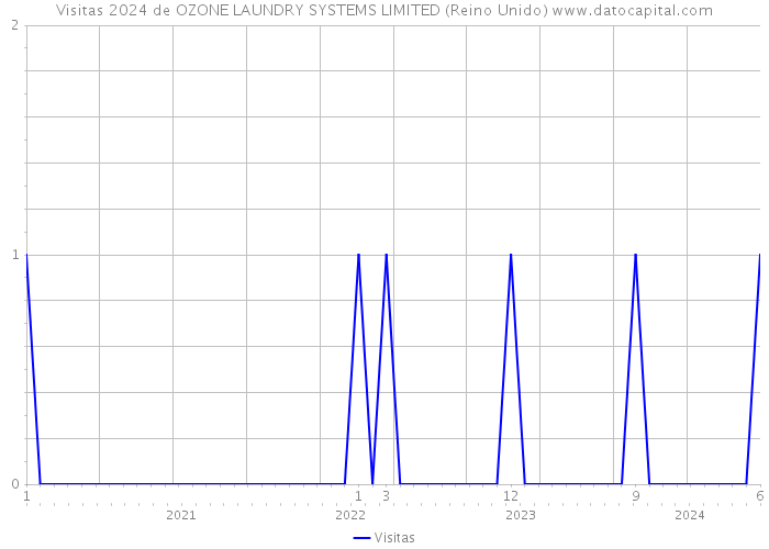 Visitas 2024 de OZONE LAUNDRY SYSTEMS LIMITED (Reino Unido) 