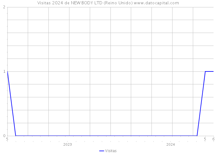 Visitas 2024 de NEW BODY LTD (Reino Unido) 