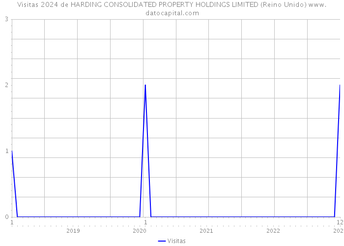Visitas 2024 de HARDING CONSOLIDATED PROPERTY HOLDINGS LIMITED (Reino Unido) 