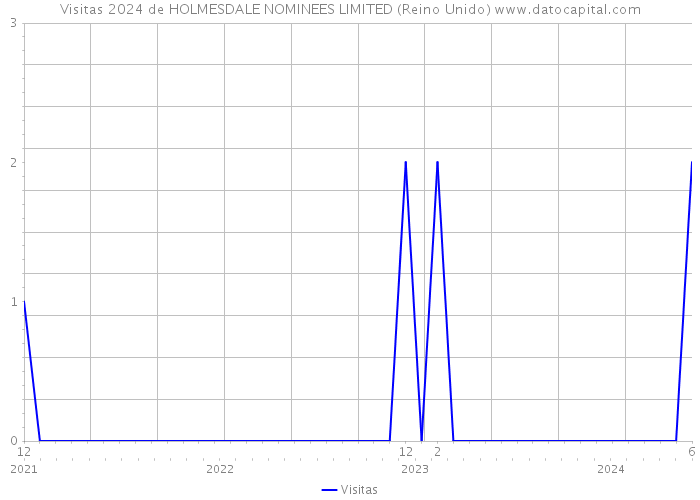 Visitas 2024 de HOLMESDALE NOMINEES LIMITED (Reino Unido) 