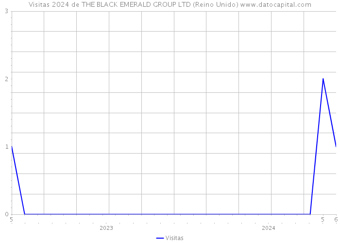 Visitas 2024 de THE BLACK EMERALD GROUP LTD (Reino Unido) 
