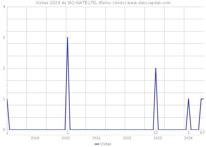 Visitas 2024 de SIG-NATE LTD. (Reino Unido) 