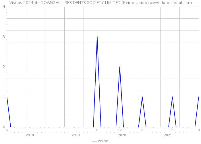 Visitas 2024 de DOWNSHILL RESIDENTS SOCIETY LIMITED (Reino Unido) 