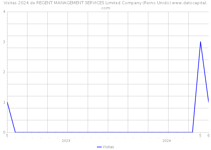 Visitas 2024 de REGENT MANAGEMENT SERVICES Limited Company (Reino Unido) 