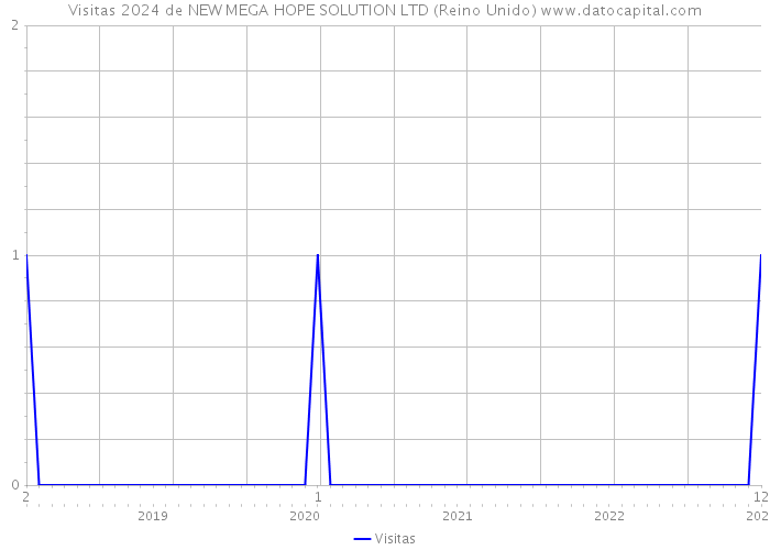 Visitas 2024 de NEW MEGA HOPE SOLUTION LTD (Reino Unido) 