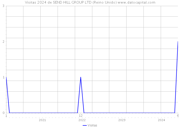 Visitas 2024 de SEND HILL GROUP LTD (Reino Unido) 