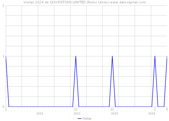 Visitas 2024 de GKN PISTONS LIMITED (Reino Unido) 