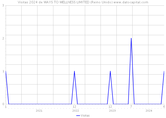 Visitas 2024 de WAYS TO WELLNESS LIMITED (Reino Unido) 