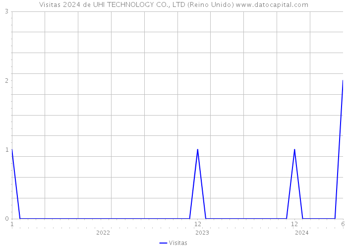 Visitas 2024 de UHI TECHNOLOGY CO., LTD (Reino Unido) 